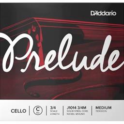 Prelude Strings Cello Single C String, 3/4 Scale, Medium Tension